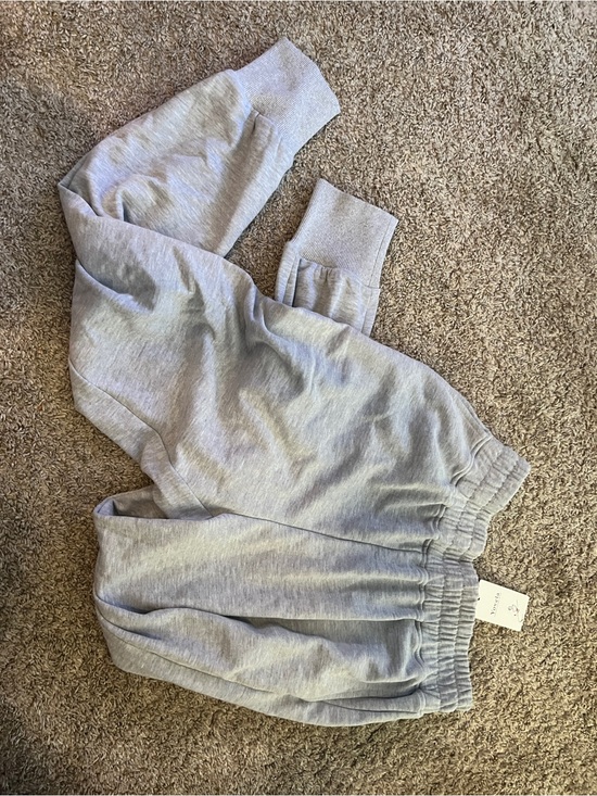 Yovela Pants - Women's Light Gray Elastic-Waist Jogger Pants